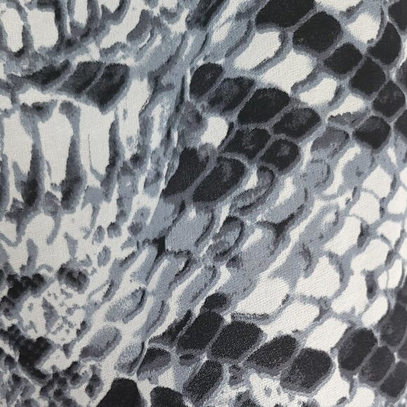 Revolve StyleStalker Chiffon Caged Bodice Maxi Dress Snakeskin Print Size 0 - Picture 6 of 14